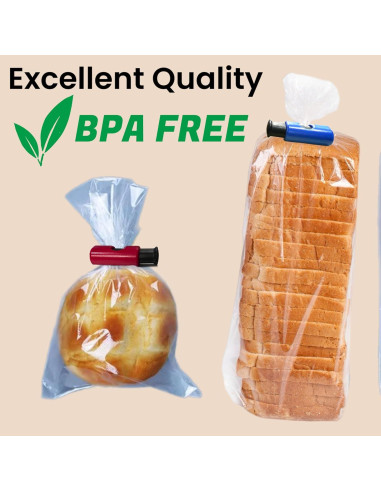 Set de 6 Clips para Bolsas ALAZCO Sin BPA Antideslizantes