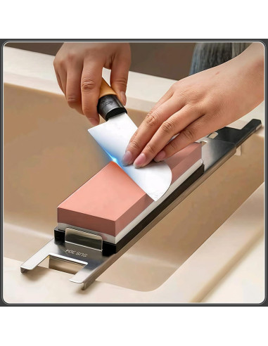 Piedra de Afilado Bellairis 3000/8000 Grit con Base Antideslizante