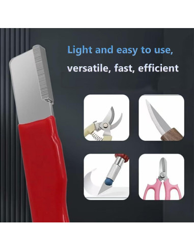 Piedra de Afilado Doble Cara MEPEREZ para Jardinería 27g