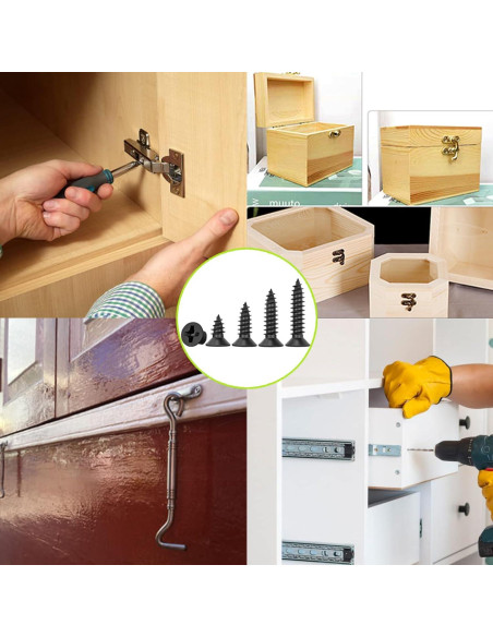 Kit de Tornillos M3 Cortos JERLITU 600pcs 6-12mm Acero