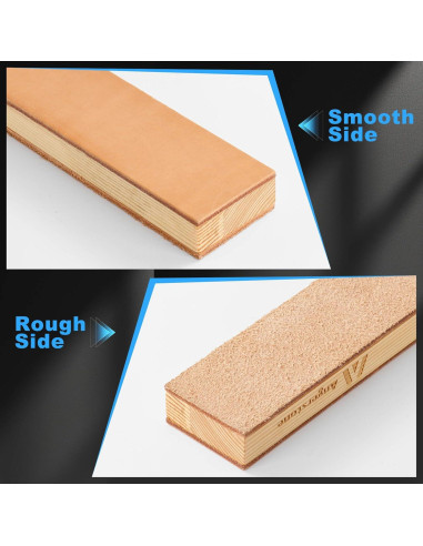 Strop de Afilado Doble Lado Angerstone 35,56x5,08cm Cuero
