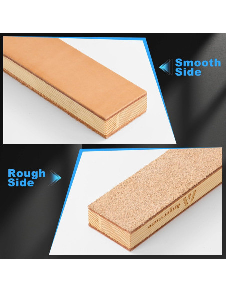 Strop de Afilado Doble Lado Angerstone 35,56x5,08cm Cuero