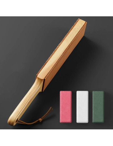 Strop de Afilado Doble Lado Angerstone 35,56x5,08cm Cuero
