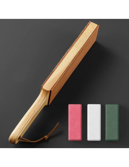 Strop de Afilado Doble Lado Angerstone 35,56x5,08cm Cuero