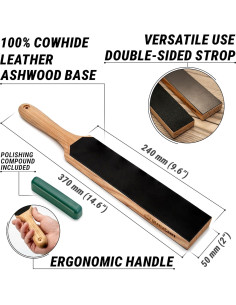 Kit de Afilado de Cuchillos BeaverCraft LS4P1 con Compuesto 2