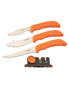 Kit de Caza Outdoor Edge WildLite 5 Piezas - Cuchillos de Procesamiento