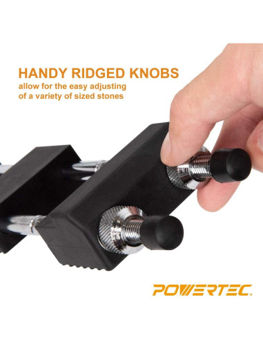 Soporte para Piedra de Afilado POWERTEC 71013 Ajustable 14-23 cm