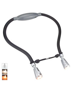 Luz de Lectura de Cuello Recargable HONGUT 2 Modos LED