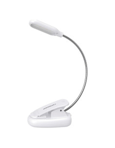 Luz de Libro Clip LEPOWER LED 5 Lúmenes Blanca Portátil