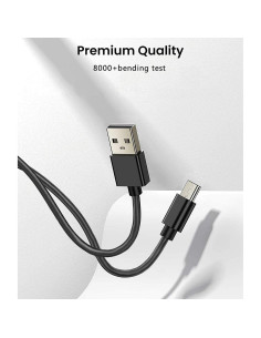 Cable de Carga USB Gzzscortd 1.5m para Luz de Lectura LED 2