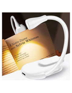 Luz de Lectura LED Ubitree Clip Regulable 3 Modos Flexible