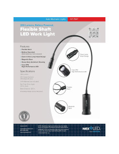 Linterna flexible NextLED NT-7647 50,8 cm LED Cree IP54 2