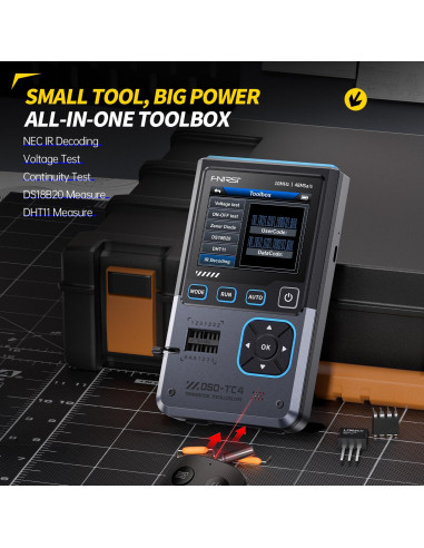 Osciloscopio Digital DSO-TC4 10MHz 48MS/s Generador de Señal