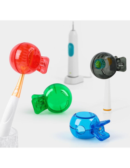 Paquete de 4 Cubiertas de Cabeza de Cepillo de Dientes