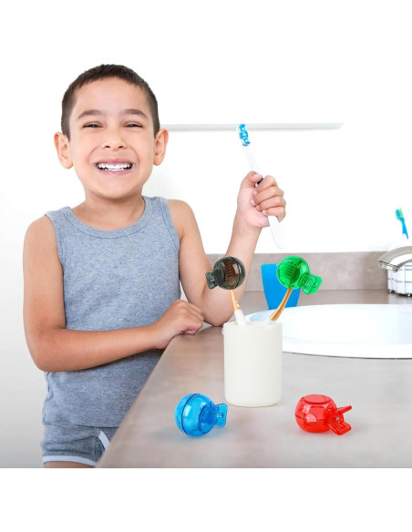 Paquete de 4 Cubiertas de Cabeza de Cepillo de Dientes