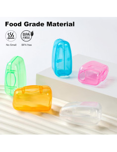 20 Cubiertas de Cabeza de Cepillo de Dientes Serqd - Viaje 2