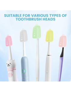 6 Fundas de Silicona para Cepillos de Dientes MOTAPS 2