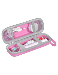 Funda de viaje TUNYINSH para cepillos Oral-B y Sonicare Rosa