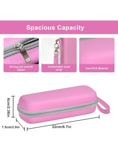 Funda de viaje TUNYINSH para cepillos Oral-B y Sonicare Rosa 2