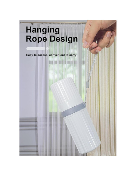 Estuche de viaje para cepillos de dientes LIKAJON gris 20 cm