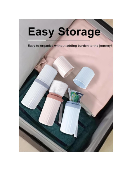 Estuche de viaje para cepillos de dientes LIKAJON gris 20 cm