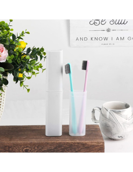 Paquete de 3 Estuches Portacepillos Hooqict para Viajes