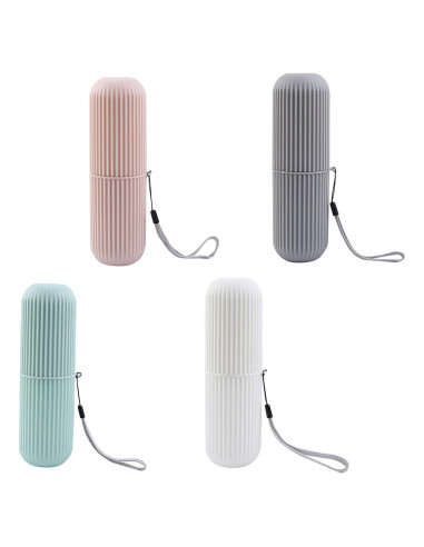 Estuche de Cepillo de Dientes de Viaje LONG TAO 4 Pcs