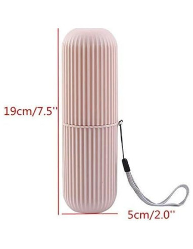 Estuche de Cepillo de Dientes de Viaje LONG TAO 4 Pcs