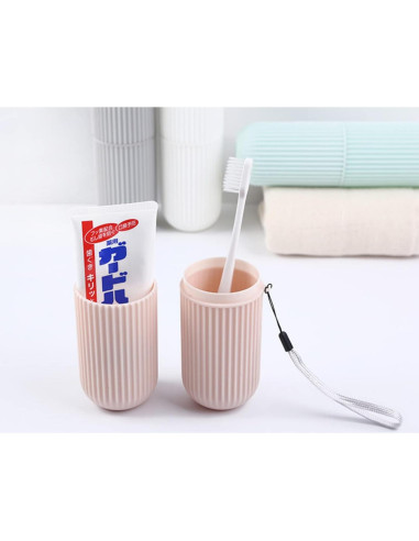 Estuche de Cepillo de Dientes de Viaje LONG TAO 4 Pcs