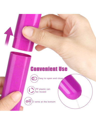 Estuche de viaje para cepillos de dientes Eaezerav 6 unidades