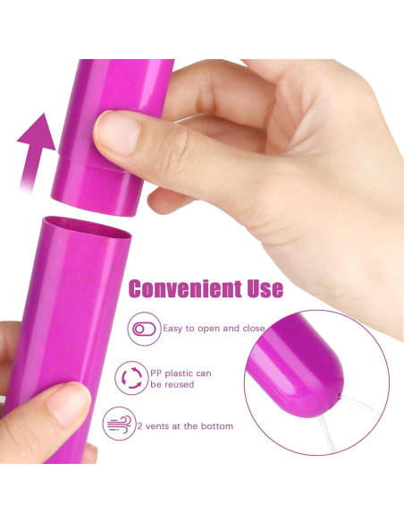 Estuche de viaje para cepillos de dientes Eaezerav 6 unidades