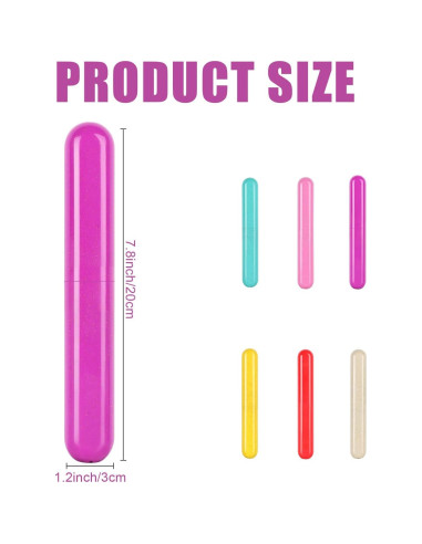 Estuche de viaje para cepillos de dientes Eaezerav 6 unidades