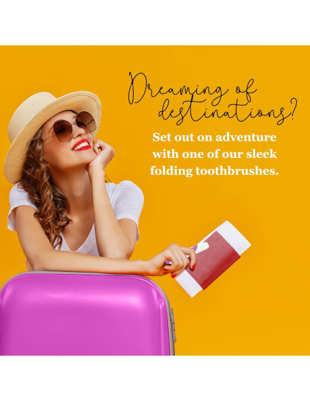 Cepillo de Dientes de Viaje Lingito 6 Piezas Suave Multicolor