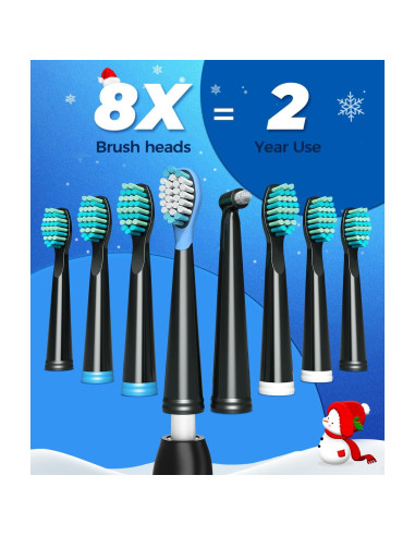 Cepillo de dientes eléctrico TEETHEORY con estuche negro