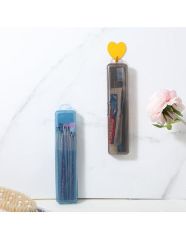 Estuche de viaje para cepillos de dientes Classicseali 2 Pack