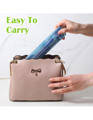 Estuche de viaje para cepillos de dientes Classicseali 2 Pack