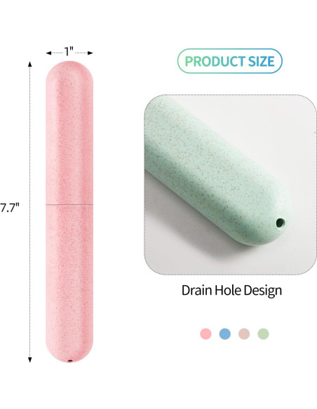 28 Estuches de Cepillo de Dientes de Viaje IJRPLM 19.56 cm