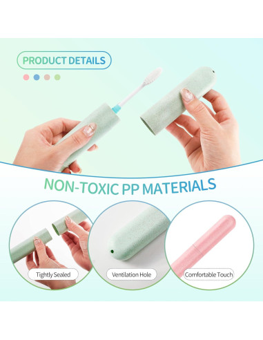 28 Estuches de Cepillo de Dientes de Viaje IJRPLM 19.56 cm