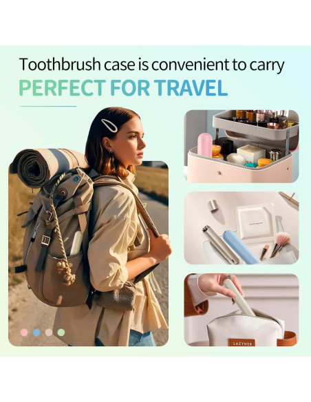 28 Estuches de Cepillo de Dientes de Viaje IJRPLM 19.56 cm