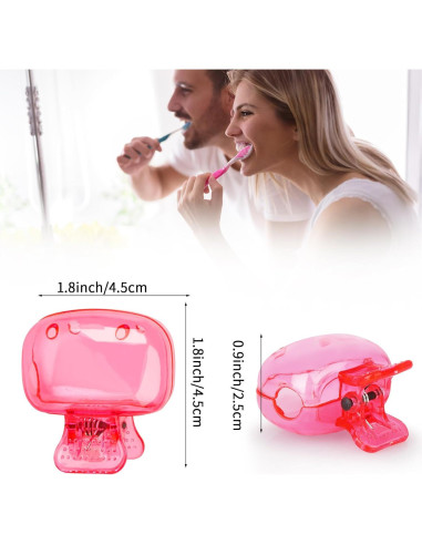 Paquete de 4 cubiertas para cepillos de dientes Eaezerav