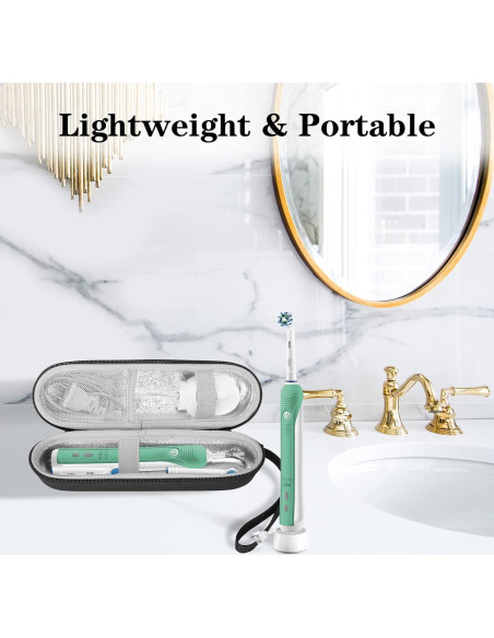 Funda de Viaje Dura ProCase para Cepillo Eléctrico Negro