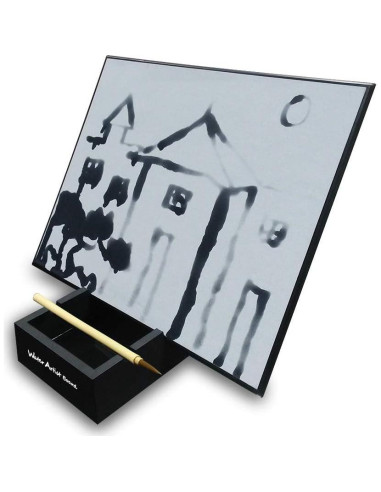 Tablero de Dibujo de Agua eSaturn 30x24 cm con Pincel de Bambú