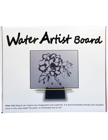 Tablero de Dibujo de Agua eSaturn 30x24 cm con Pincel de Bambú