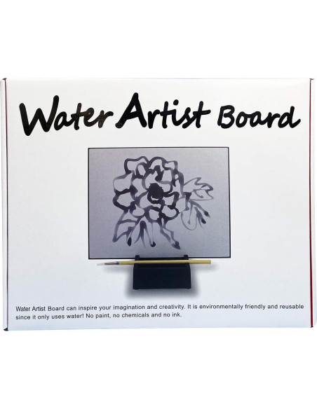 Tablero de Dibujo de Agua eSaturn 30x24 cm con Pincel de Bambú