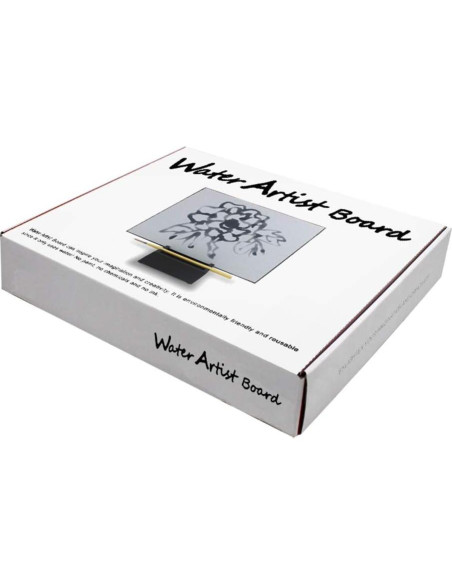 Tablero de Dibujo de Agua eSaturn 30x24 cm con Pincel de Bambú