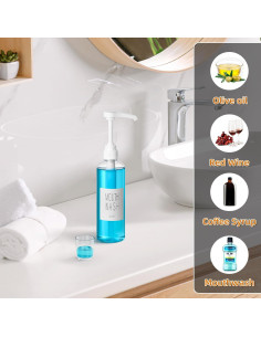 Dispensador de Enjuague Bucal VITVITI 500 ml Transparente 2