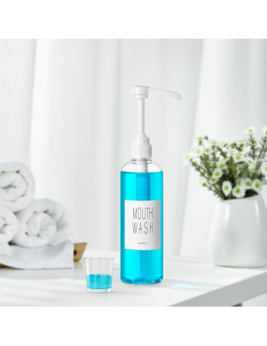 Dispensador de Enjuague Bucal VITVITI 500 ml Transparente