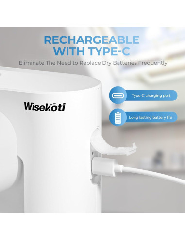 Dispensador Automático de Enjuague Bucal Wisekoti S7 LED