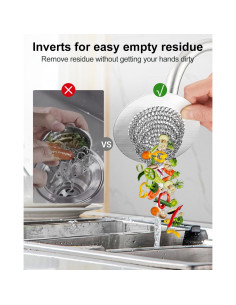 Colador de desagüe Wokdada Acero Inoxidable 304 11 cm 2