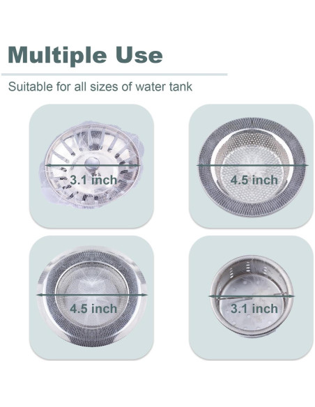 400 Bolsas Filtro Malla Desechables CHIAOJIHE 10x10 cm